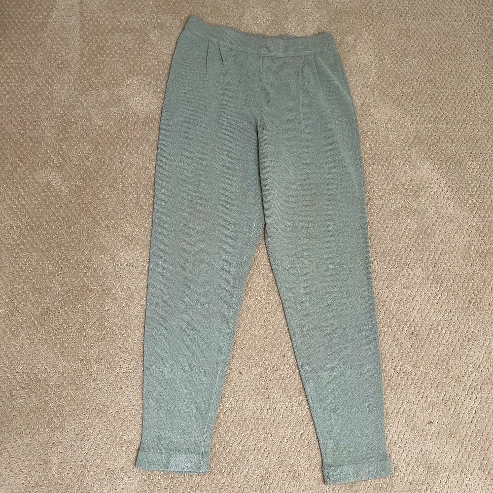 Margaret O'Leary Aqua Knit Pants